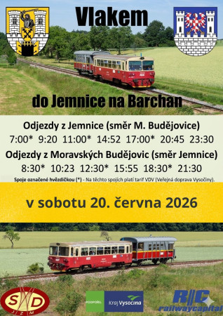 Vlakem na Barchan 2026